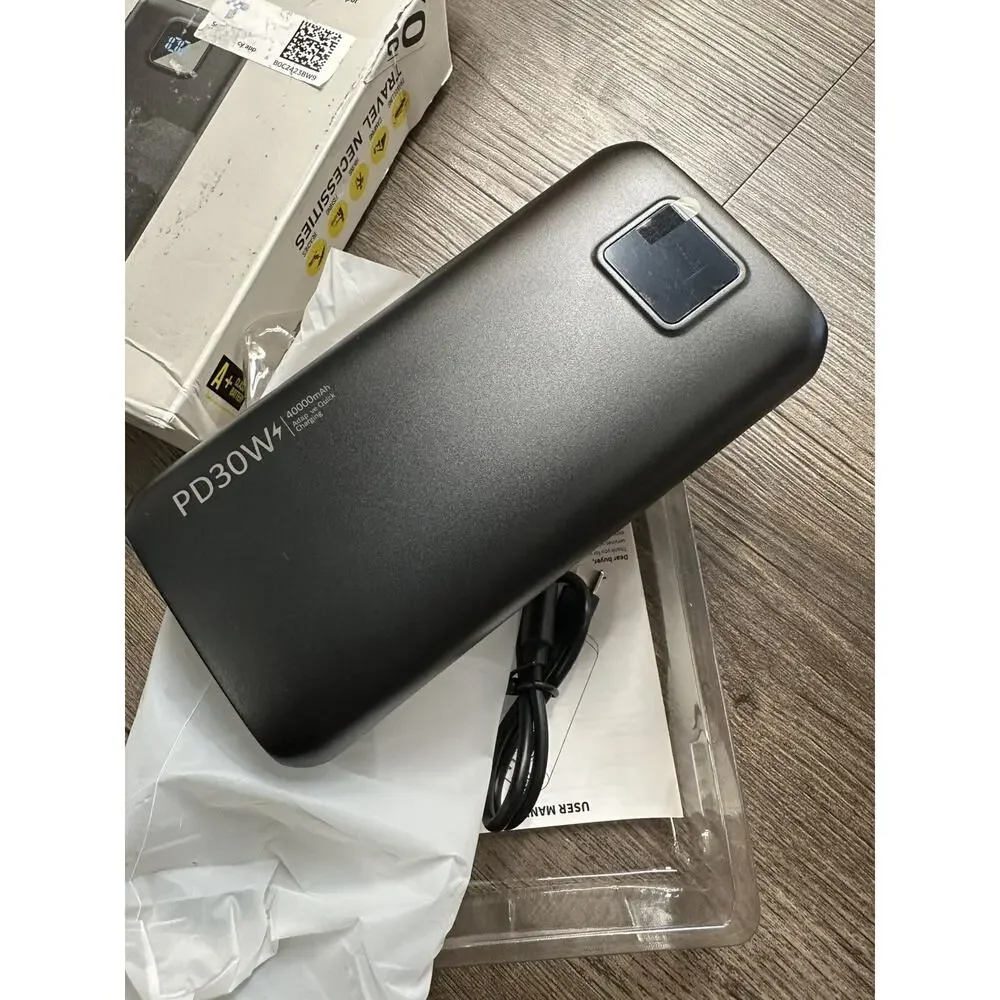 Portable-Charger-Power-Bank - 40000mAh Power Bank PD 30W and QC 4.0 Quick Chargi